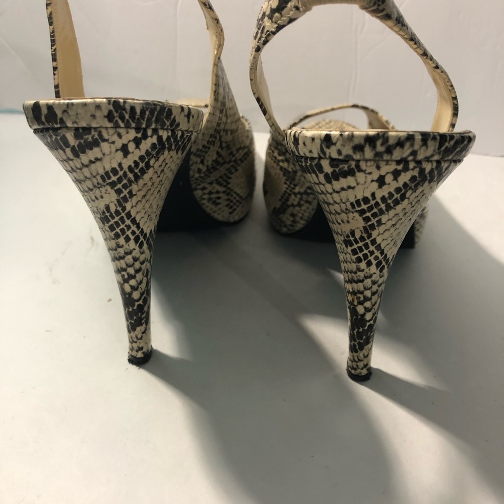 Preview international snake print peeptoe heel EUC - Picture 3 of 3